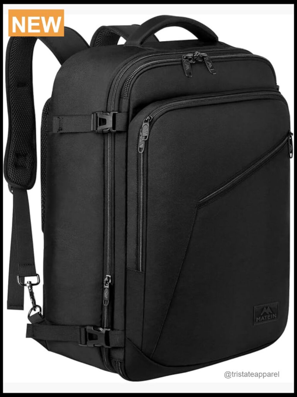 Extra Large Travel Backpack Expandable 40L Carry On Weekender